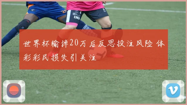 世界杯输掉20万后反思投注风险 体彩彩民损失引关注
