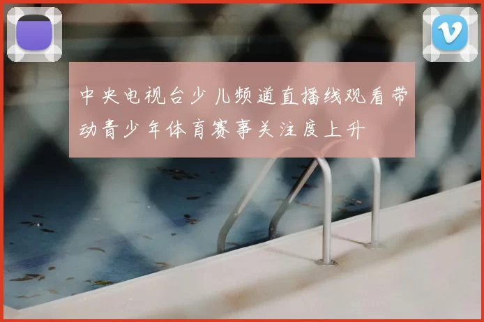 中央电视台少儿频道直播线观看带动青少年体育赛事关注度上升